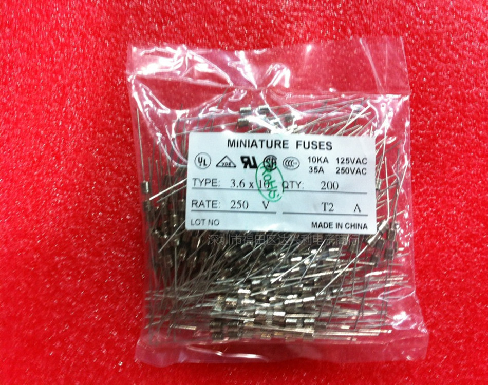 玻璃管保险丝管 T5A 250V 3.6*10 3.6X10 快断 慢断 都有现货