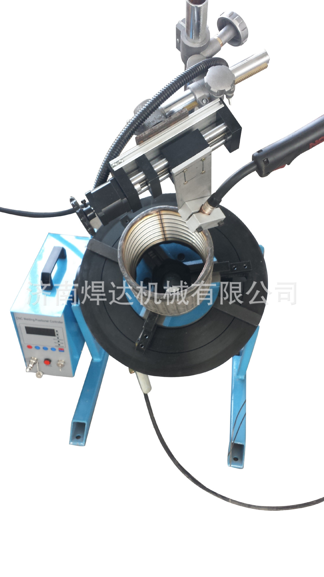 CNC-100变位机用于波纹管焊接 (2)