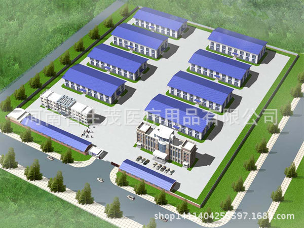 河南安邦公司廠區效果圖