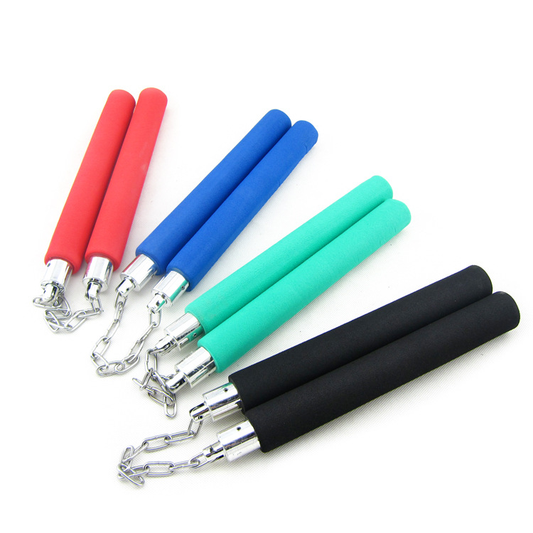 Wholesale of Nunchaku Sponge nunchakus/Safety double bar/Nunchaku Beginner train Nunchakus perform