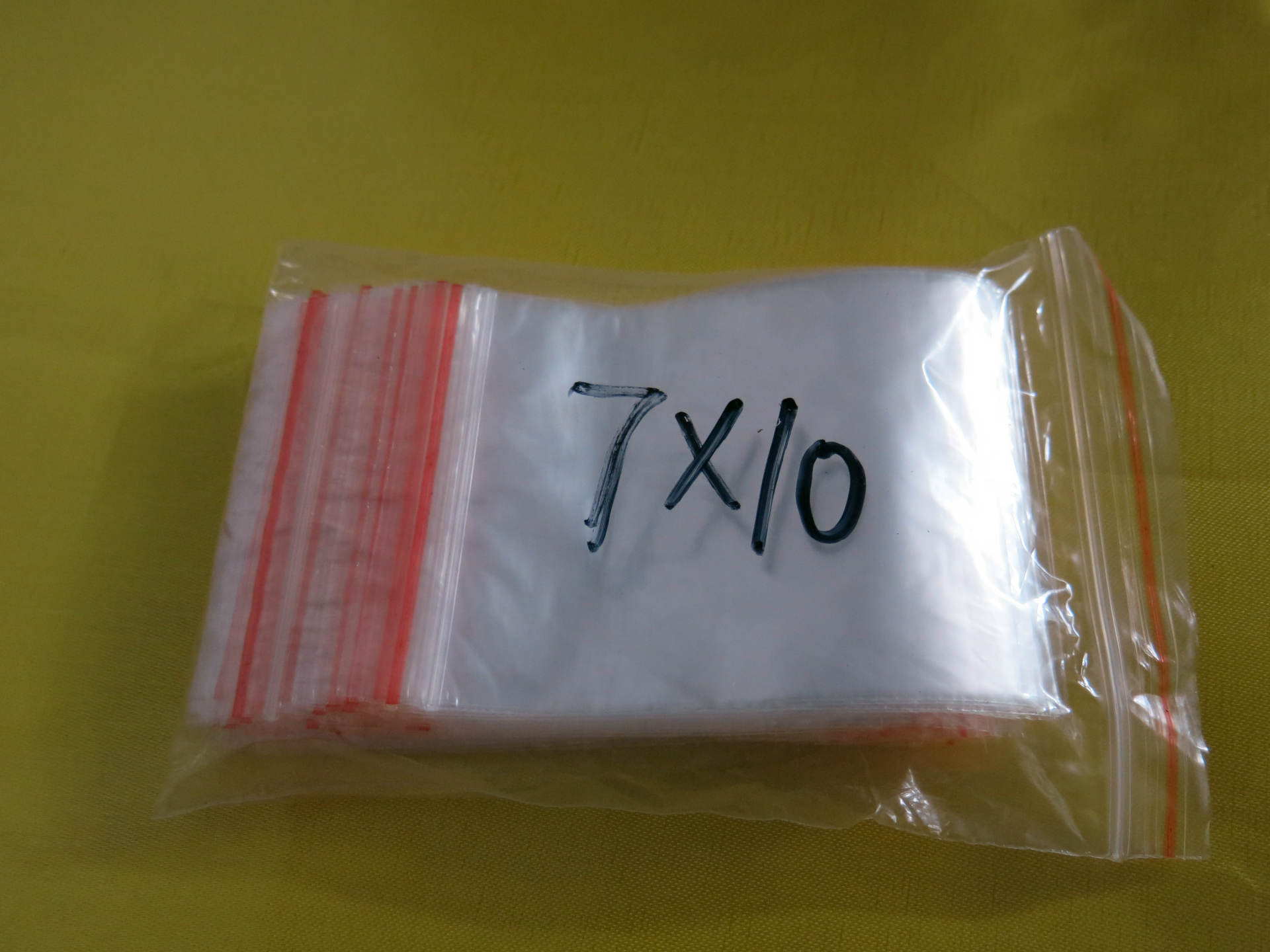 7X10cm【PE自封袋 】双面7C密封袋 食品包装自封袋 透明自封袋