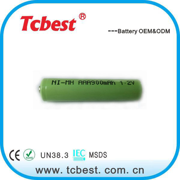 厂家供应 Tcbest 镍氢电池 NI-MH可充电电池 容量900毫安 AAA电池