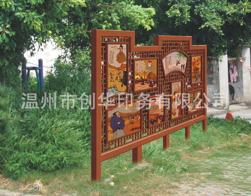 景区广告标识牌，景区户外导视牌，园林木质指示牌，景观标识标牌