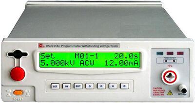 长盛 CS9911AI程控耐压测试仪CS-9911AI 20组数据可存储5KV\12mA