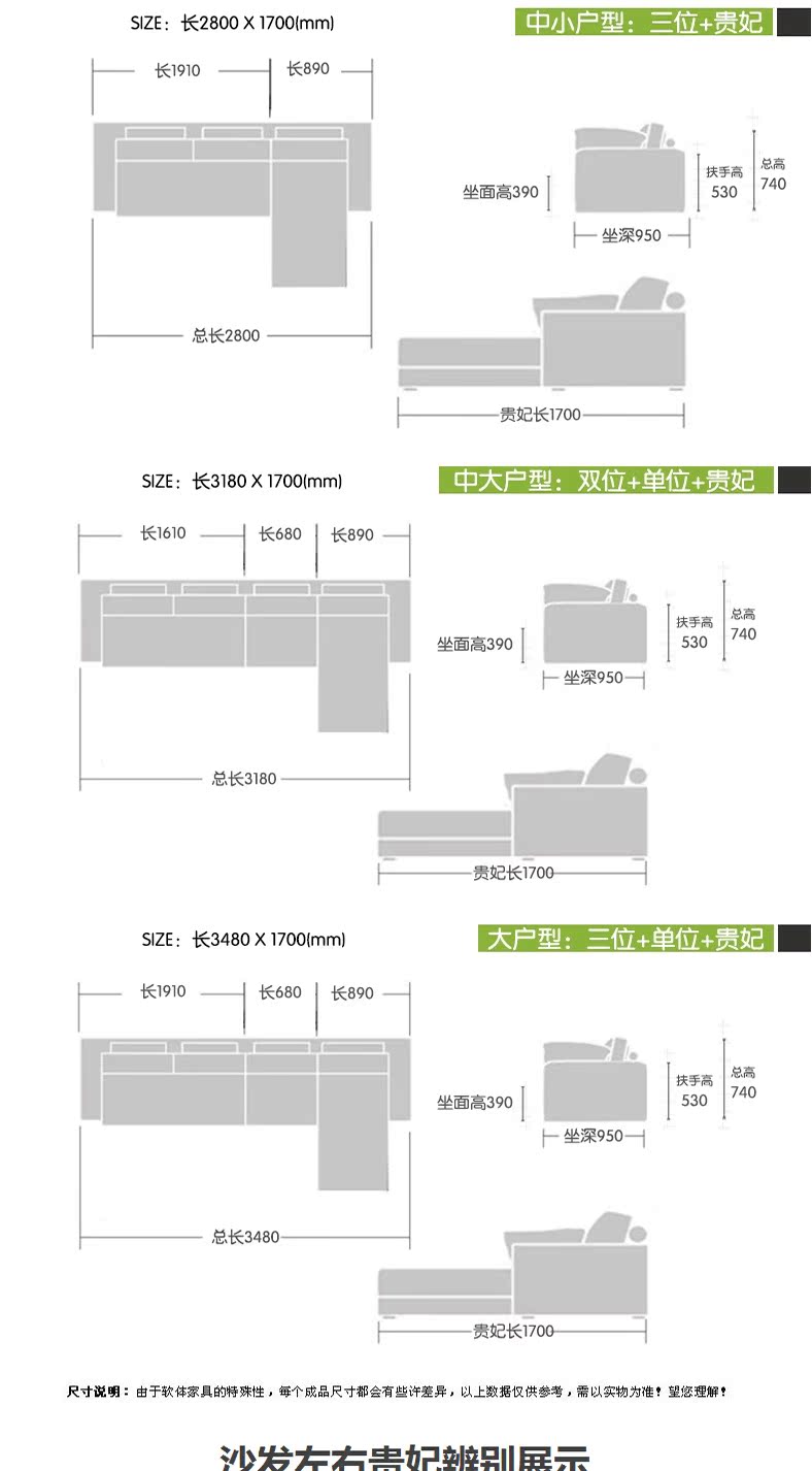 索曼小戶型沙發簡約北歐宜傢日式組合-棉麻可拆洗L型轉角佈藝沙