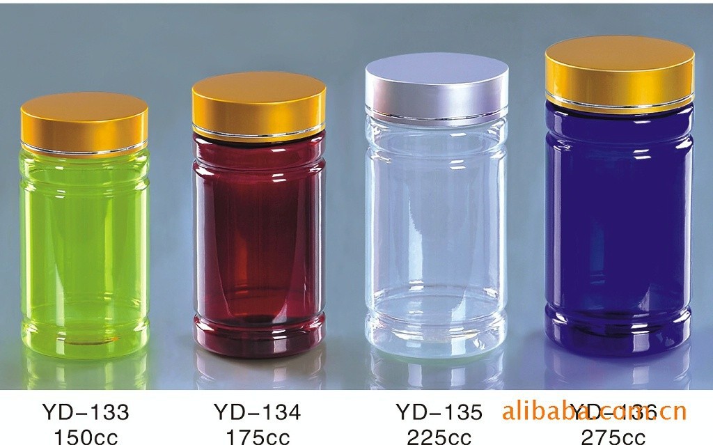 批发175克PET塑料瓶 PET保健品塑料瓶175克 可加多款颜色全黑色瓶