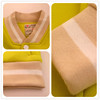 Professional custom polyester-cotton blend Jacket Sweater Rib Hem Cuff Lead Rib Ribbon Thread cloth