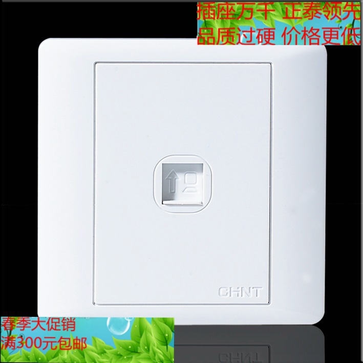 正泰开关插座 7系列 一联电脑插座 单数据插座 （美标AMP) 促销中