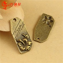A1762 古青 2.6克 复古花牌 DIY饰品批发 复古饰品配件 40个/包