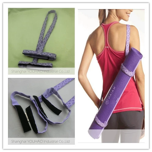 Фабрика многоцветное разнообразие опционально Фиолетовый Коврик для йоги связывающий веревочный ремень Йога двойного назначения стрейч-РЕМЕНЬ принадлежности для йоги