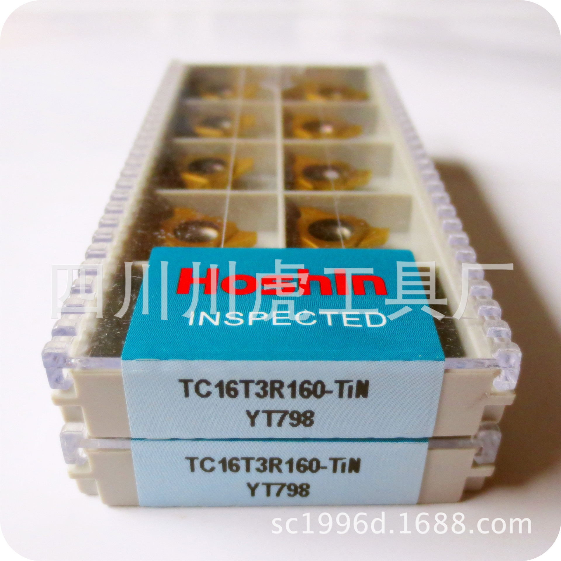 1.6mm卡簧槽刀片/涂层卡簧槽刀片：TC16T3R160-TiN YT798
