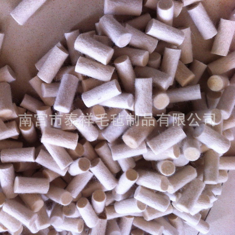 圆形毛毡柱子 抛光 磨光 清洗毛毡圆形柱子