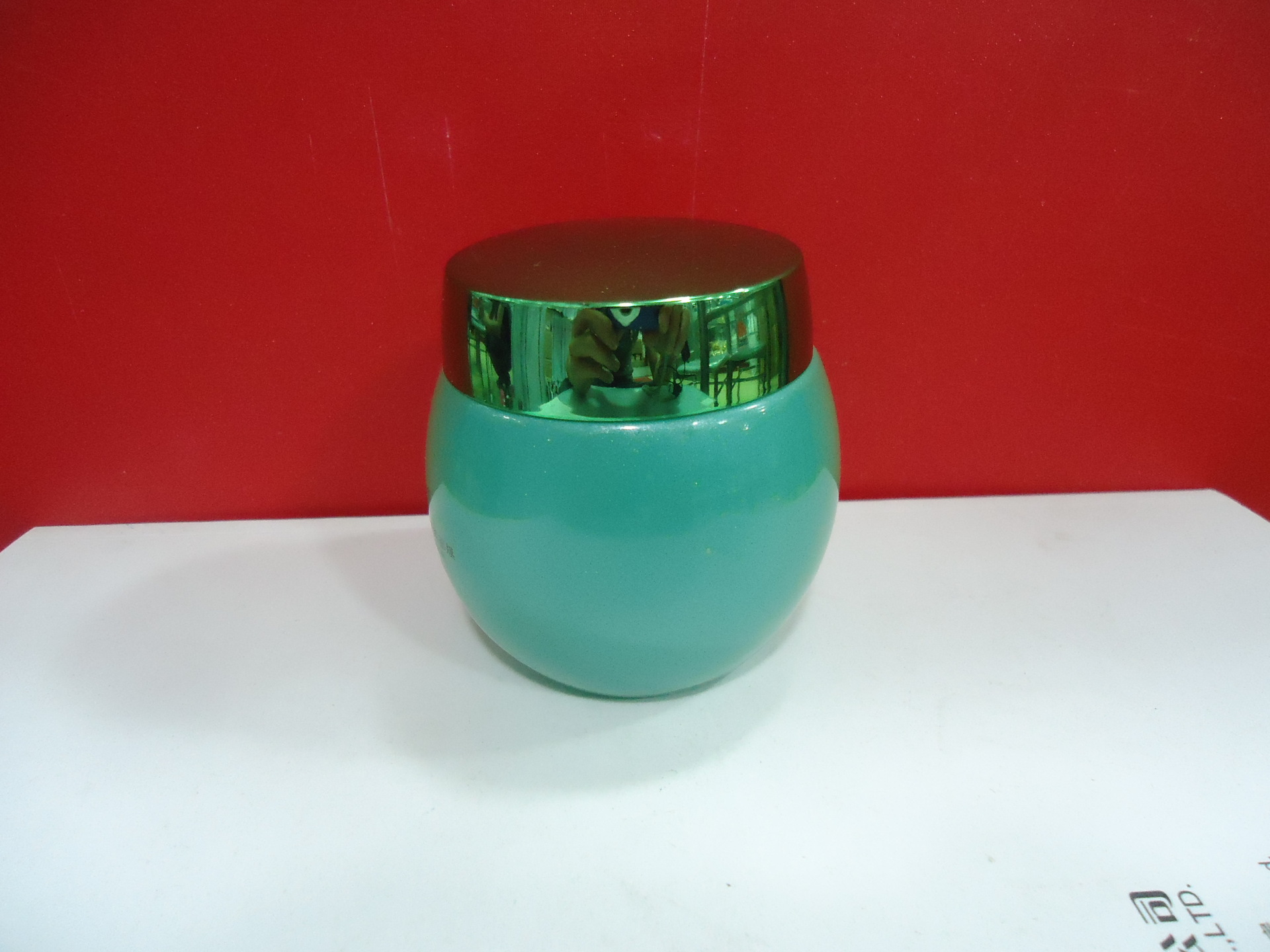 厂家直销化妆品玻璃包装120克面膜大肚瓶 简单轻奢面膜大肚瓶