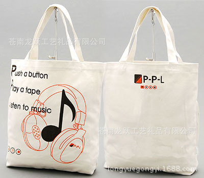 Canvas bag Source of goods Cotton bags Canvas bag) Portable canvas Thermal transfer Canvas bag