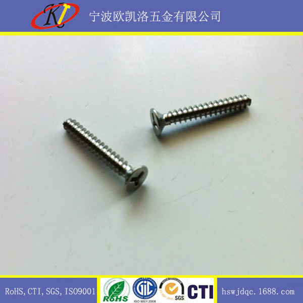 工厂现货 不锈钢Y槽沉头自攻螺丝 ST3*20mm 防盗螺丝 非标可定制