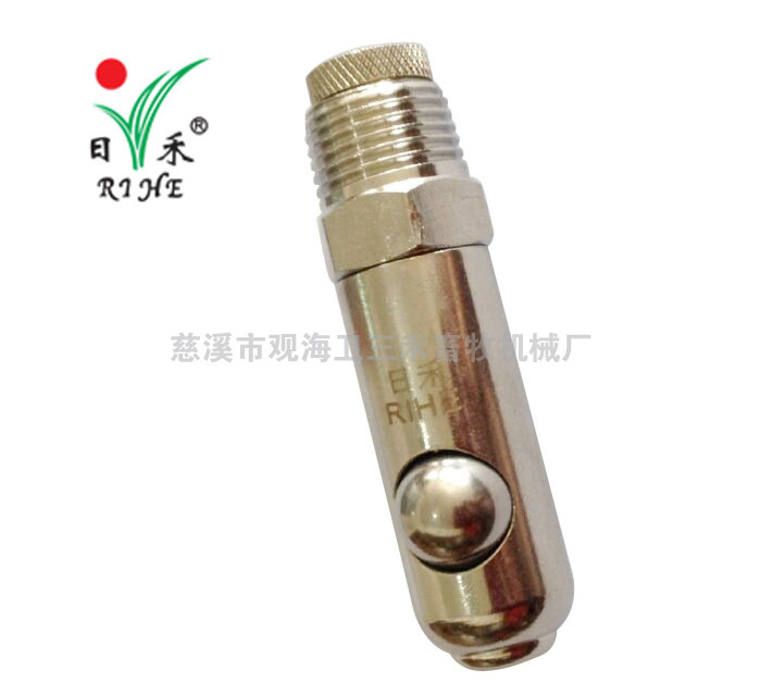 不锈钢防溅水防刮伤钢珠滚珠大流量钢帽猪用饮水器