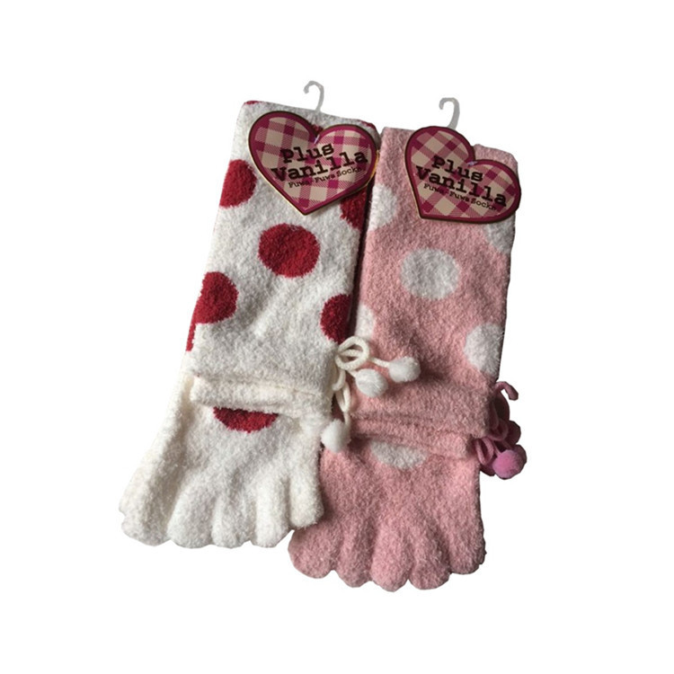 Candy color solid color five finger socks five-toe socks wholesale adult socks custom