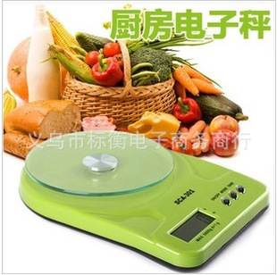 厂家供应多功能电子厨房称 1g7kg电子玻璃厨房称ACS-301批发