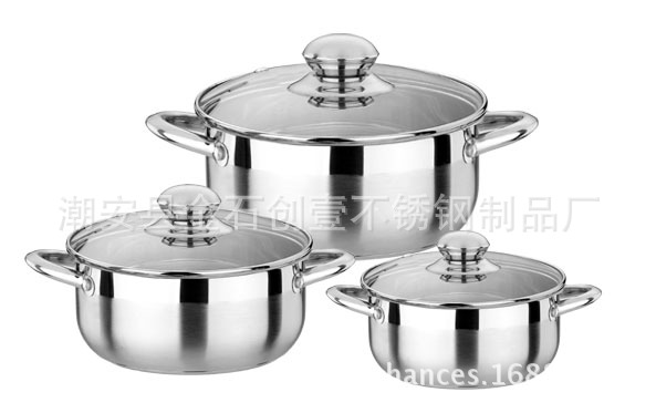 6件裝中式鍋玻璃蓋