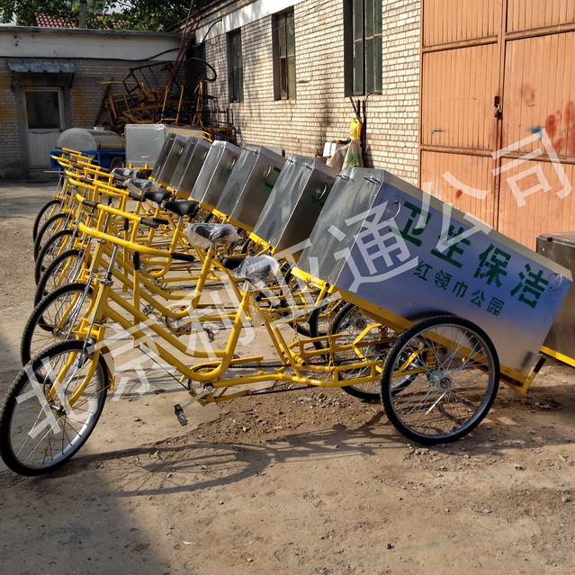 人力三轮垃圾车，保洁车，不锈钢三轮垃圾车厂家