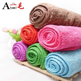600 gsm30 * 40cm double-layer stitched coral fleece towel rag car towel 19606