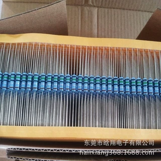 工厂供应金属膜电阻 精密电阻 1% 千百之一 MF1/6W-5W 编带成型