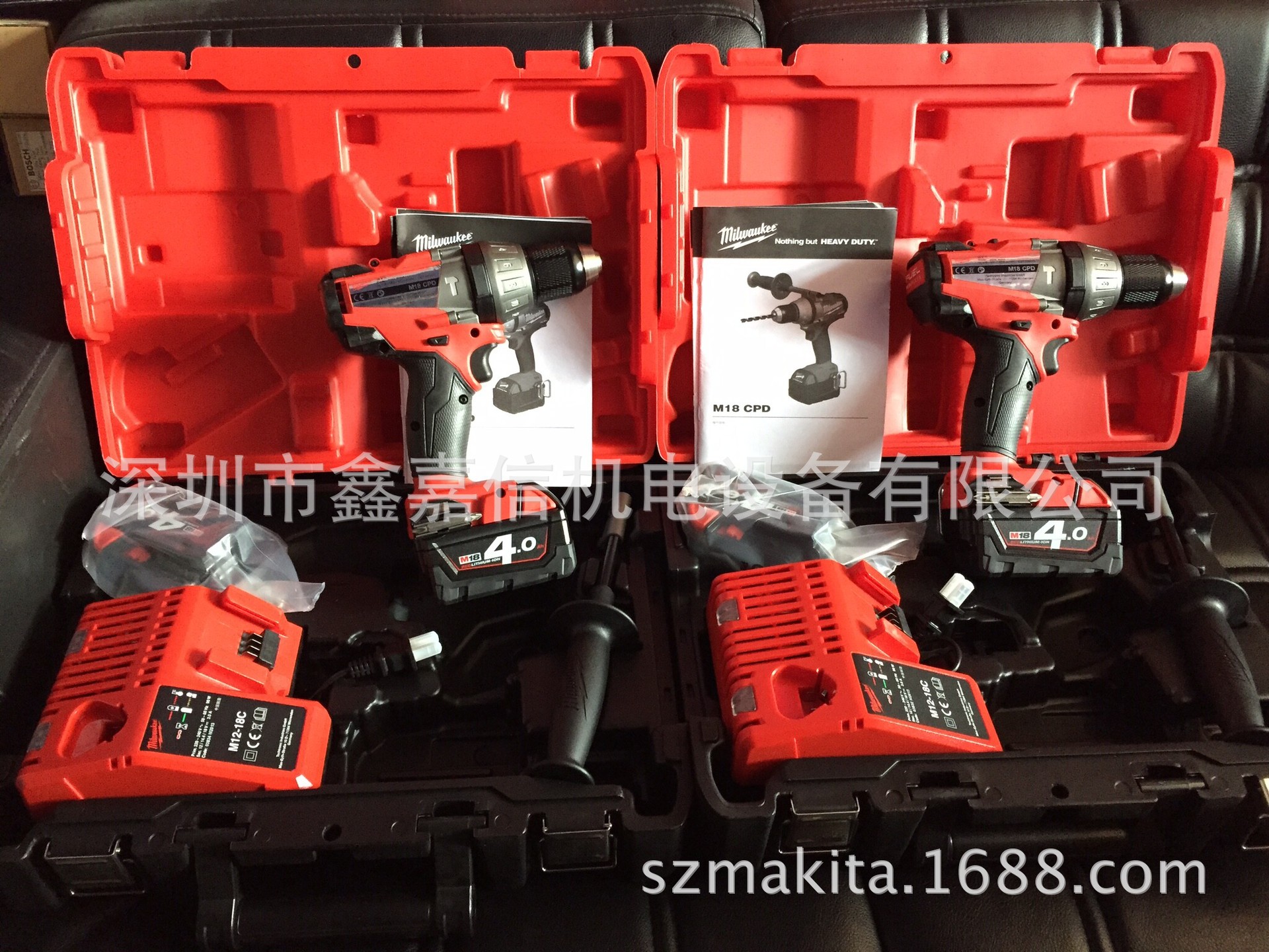 批发美国 米沃奇充电式无刷冲击电钻 M18CPD-402C