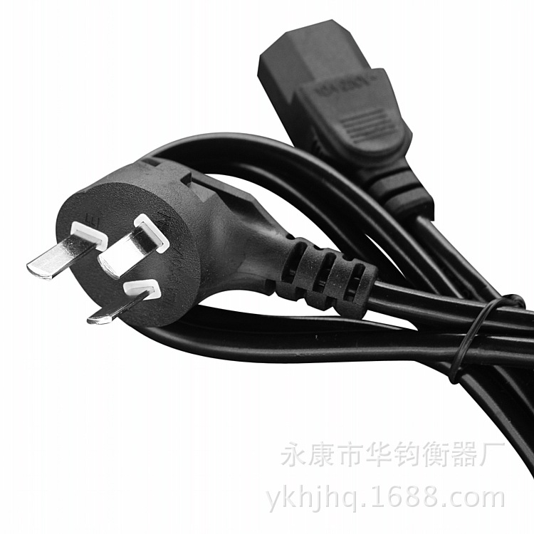 direct deal Electronic scale Dedicated power cord Electronic balance power cord Three plug the power cord European power cord