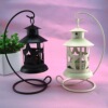 European -style circular hollow single hanging candlestick creative romantic candle zakka pentagram iron -art candle rack