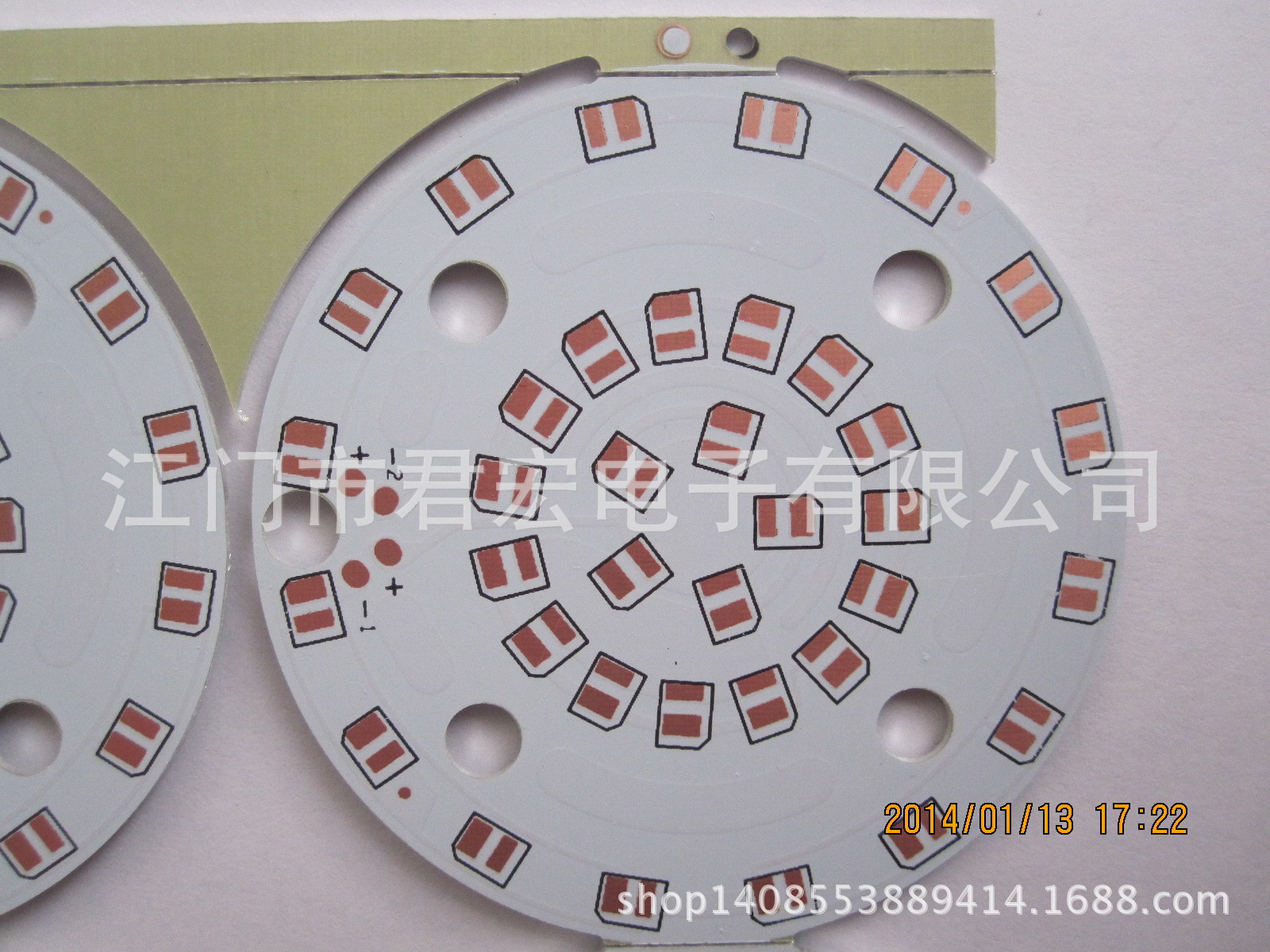 2835双色小圆出口面板灯铝基板 铝基板厂家为您拓宽欧美市场