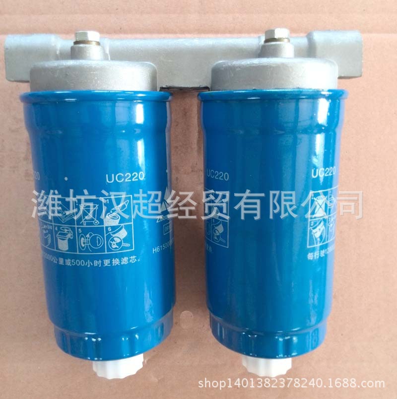 厂家直销批发斯太尔615燃油滤清器总成 柴滤总成 柴油机配件