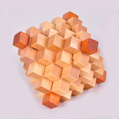 adult Wooden educational toys Classic Toys Kong Ming Lock Lubansuo Primary Pineapple