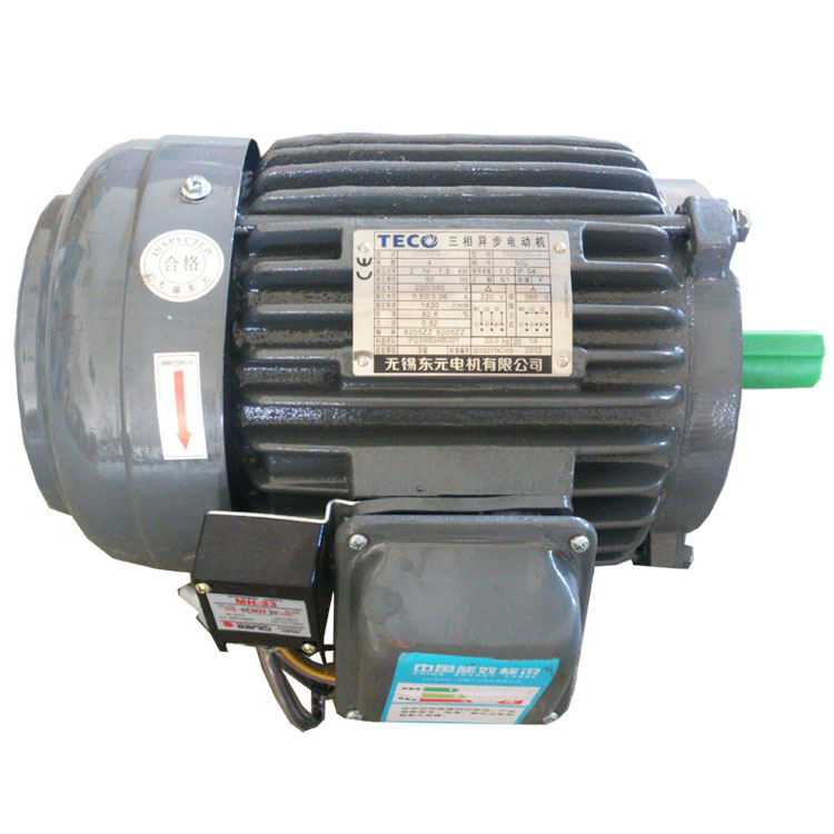 东元TECO刹车电机,4极1.5KW卧式立式