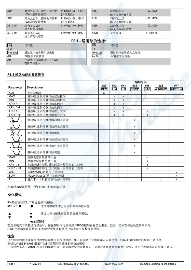 SIEMENS西门子 RWD32/CN 现场通用控制器 DDC控制器 西门子