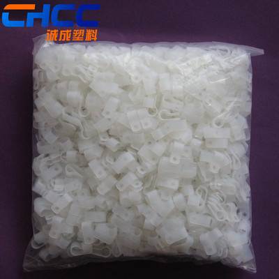 厂家批发：R型线夹5.2mm环保尼龙理线夹 电缆固定夹 塑料护线夹