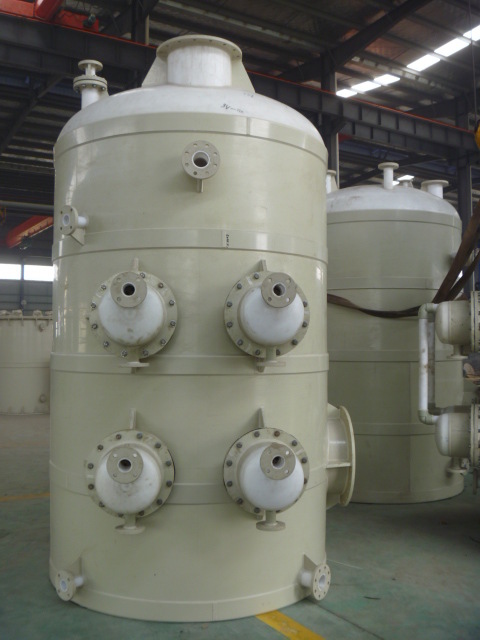 厂家直售聚丙烯PP冷凝器 PP成套设备全塑设备 试用期长可批发代理