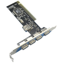 e宙PCI USB卡 USB2.0卡 PCI扩展卡 PCI转4USB口 VIA转换卡