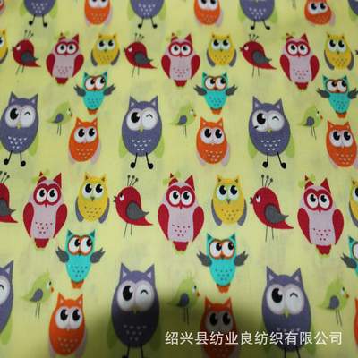 direct deal Woven cotton cloth 40 133x72 Poplin Reactive printing Cartoon images