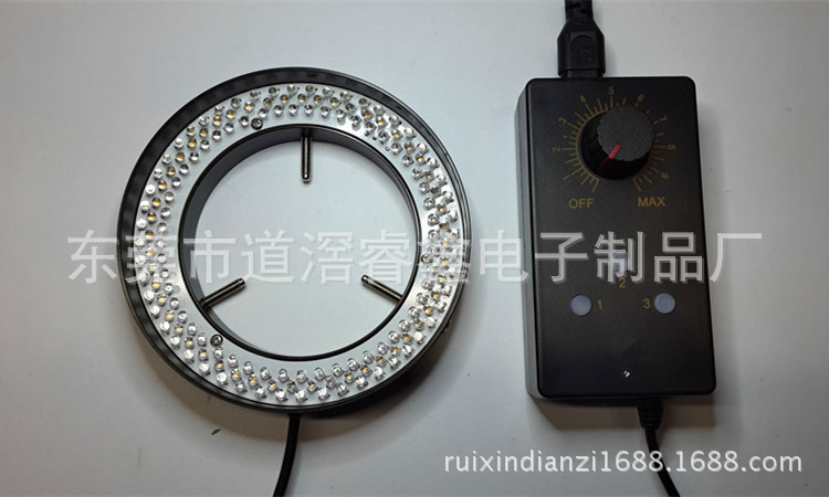 新品特价 内径81mm 可调显微镜LED光源 三环三区灯 环形灯 RX-081
