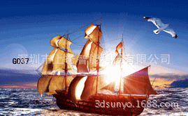 上誉的3D光栅片名片来自深圳上誉3D立体名片厂胶印卡片印刷pet游