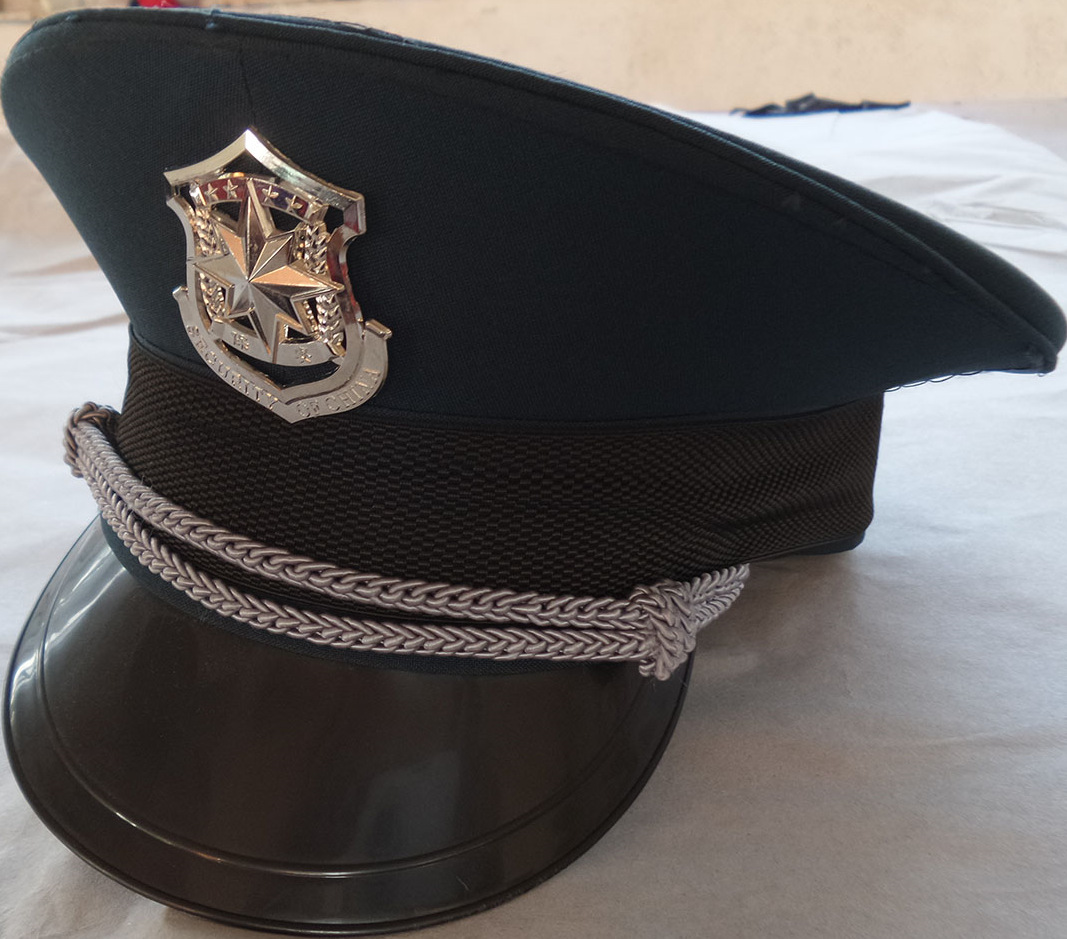 新款保安专用大盖帽大沿帽保安制服帽