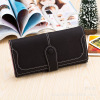 Long retro wallet, matte shoulder bag, Korean style