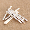 Accessory, silver needle, silver 925 sample