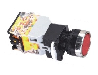Leqing Yongyong front lamp button switch LA128D-11DN starts switch self-reset control buttons