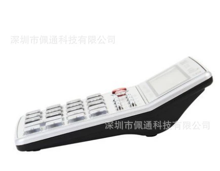 Deli Deli 1535 Голосовой калькулятор компьютерный стол шахтерский тип финансовый калькулятор
