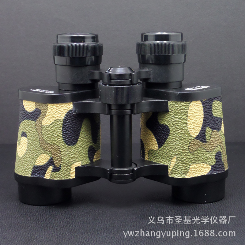 批发8X30双筒望远镜 黑色迷彩