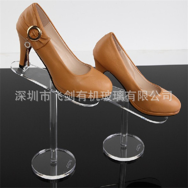 厂家预售精品鞋店亚克力鞋架高低高跟凉鞋有机玻璃展示架