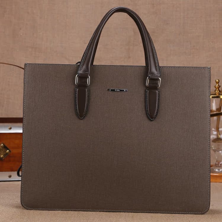 工厂定制男士商务包真皮 广州横款拉链手提包 现货单肩斜挎包批发|ms