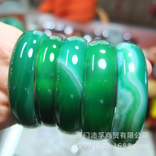 Натуральное агатовое ювелирное украшение, зеленый агатовый браслет, оптовые продажи