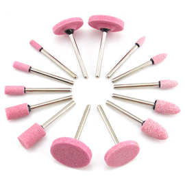 印拓 火石仔磨头 优质刚玉打磨头 雕刻抛光T型圆柱头砂轮磨头